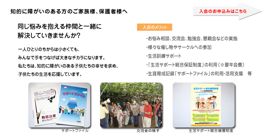 知的に障がいのある方のご家族様、保護者様へ｜富士市手をつなぐ育成会